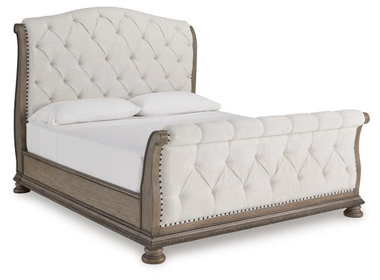 Cama trineo tapizada King Ardenfield