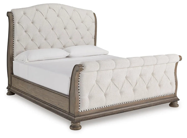 Cama trineo tapizada King Ardenfield