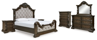 Paquete de dormitorio de 8 piezas