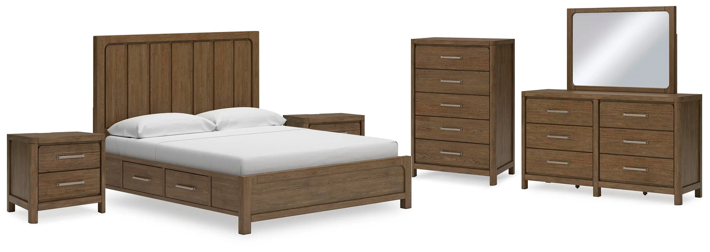 Paquete de dormitorio de 8 piezas