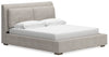 Cama tapizada tamaño King Cabalynn