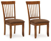 Paquete de sillas de comedor de 2 piezas