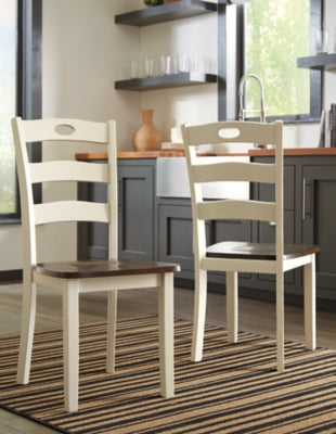 Paquete de sillas de comedor de 2 piezas