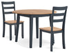 Paquete de comedor de 3 piezas