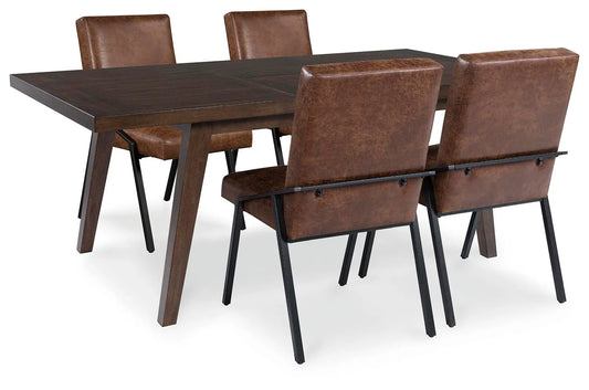 Mesa de comedor Zumbado y 4 sillas