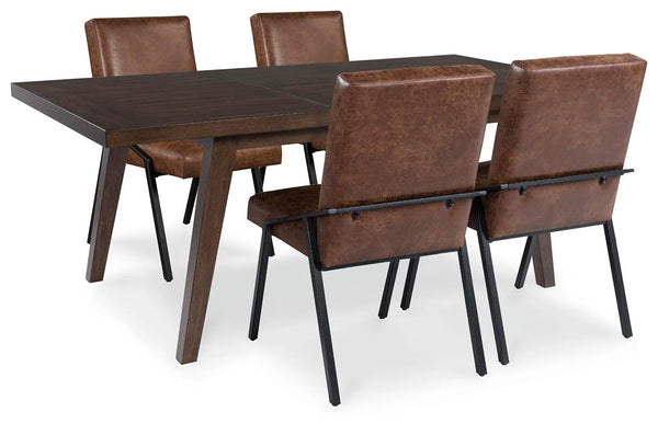 Mesa de comedor Zumbado y 4 sillas
