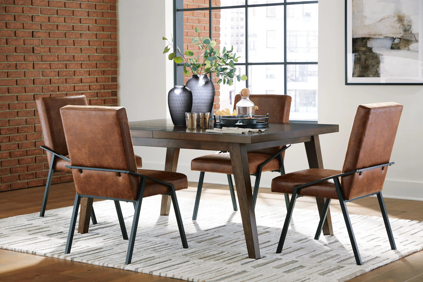 Mesa de comedor Zumbado y 4 sillas