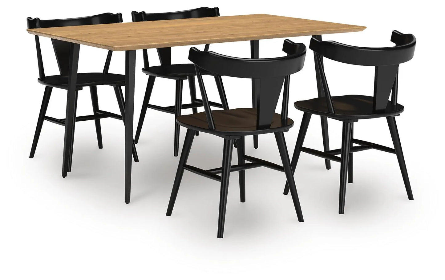 Mesa de comedor Gretlynn y 4 sillas