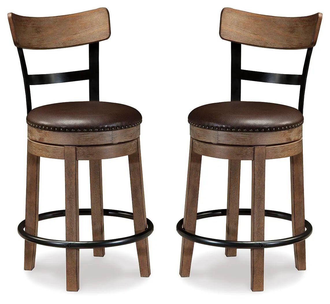 Pinnadel Counter Height Bar Stool (Set of 2)