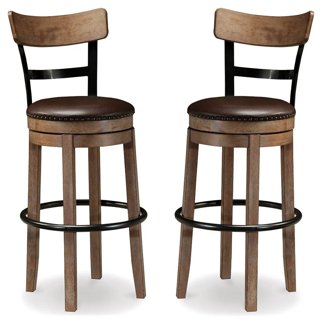 Taburete de bar alto Pinnadel (juego de 2)