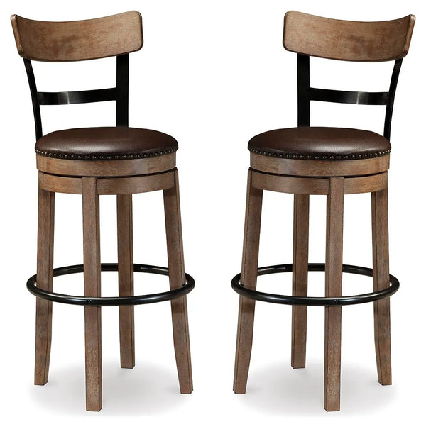 Taburete de bar alto Pinnadel (juego de 2)