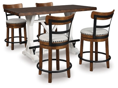 Juego de comedor de 5 piezas a la altura de la encimera
