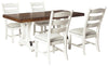 Mesa de comedor Valebeck y 4 sillas