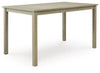 Mesa de comedor extensible a la altura del mostrador Calmoro
