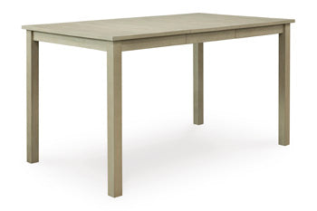 Mesa de comedor extensible a la altura del mostrador Calmoro