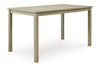 Mesa de comedor extensible a la altura del mostrador Calmoro