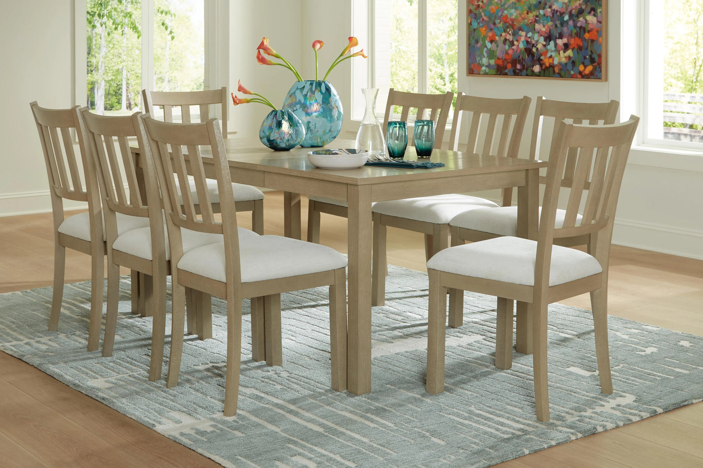 Juego de comedor de 9 piezas