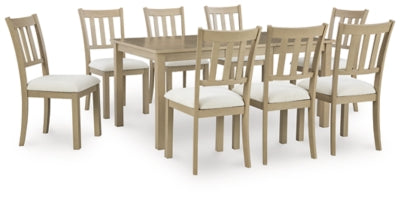 Juego de comedor de 9 piezas
