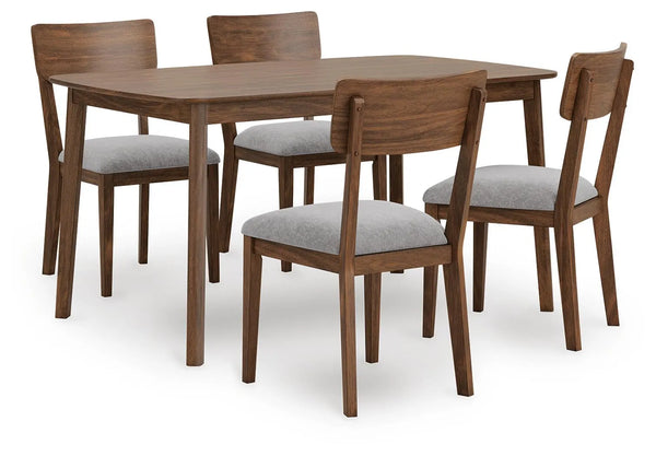 Mesa de comedor Lyncott y 4 sillas (Juego de 5)