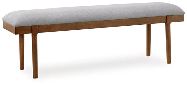 Banco de comedor tapizado Lyncott de 59"