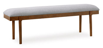 Banco de comedor tapizado Lyncott de 59"