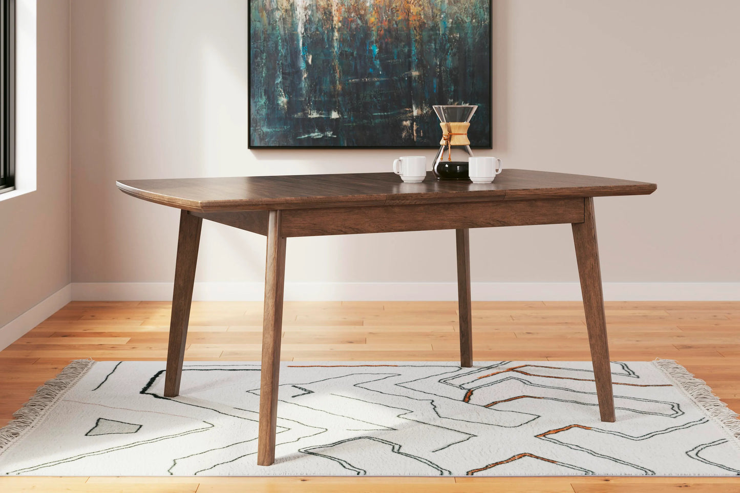 Mesa de comedor extensible Lyncott