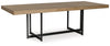 Mesa de comedor extensible Tomtyn