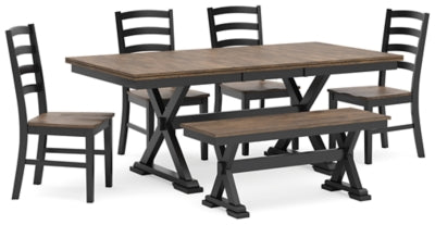 Paquete de comedor de 6 piezas