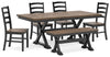 Paquete de comedor de 6 piezas