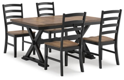 Juego de comedor de 5 piezas