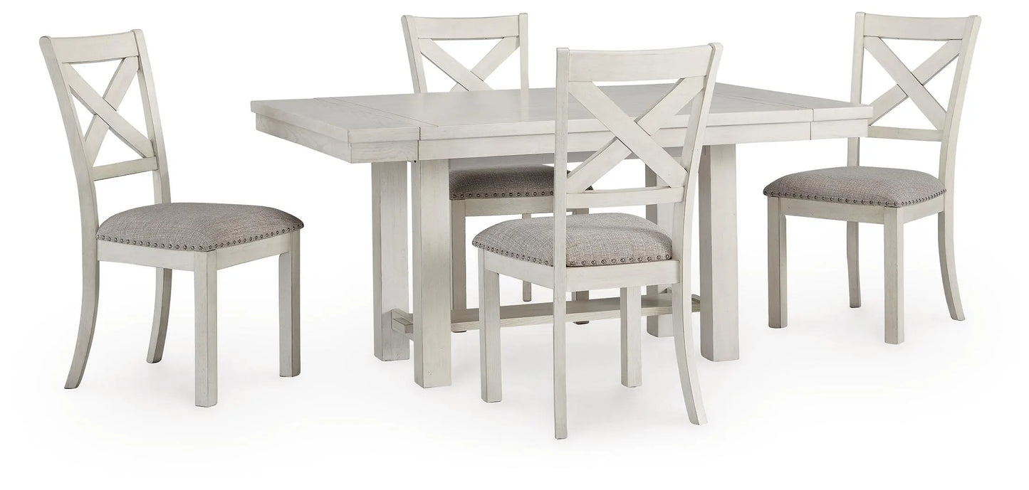Mesa de comedor Robbinsdale y 4 sillas
