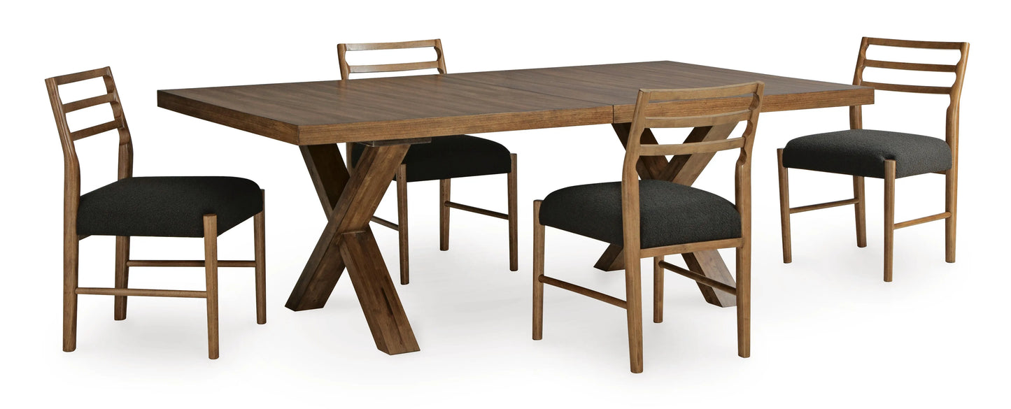 Mesa de comedor Steenlage y 4 sillas