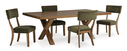 Mesa de comedor Steenlage y 4 sillas