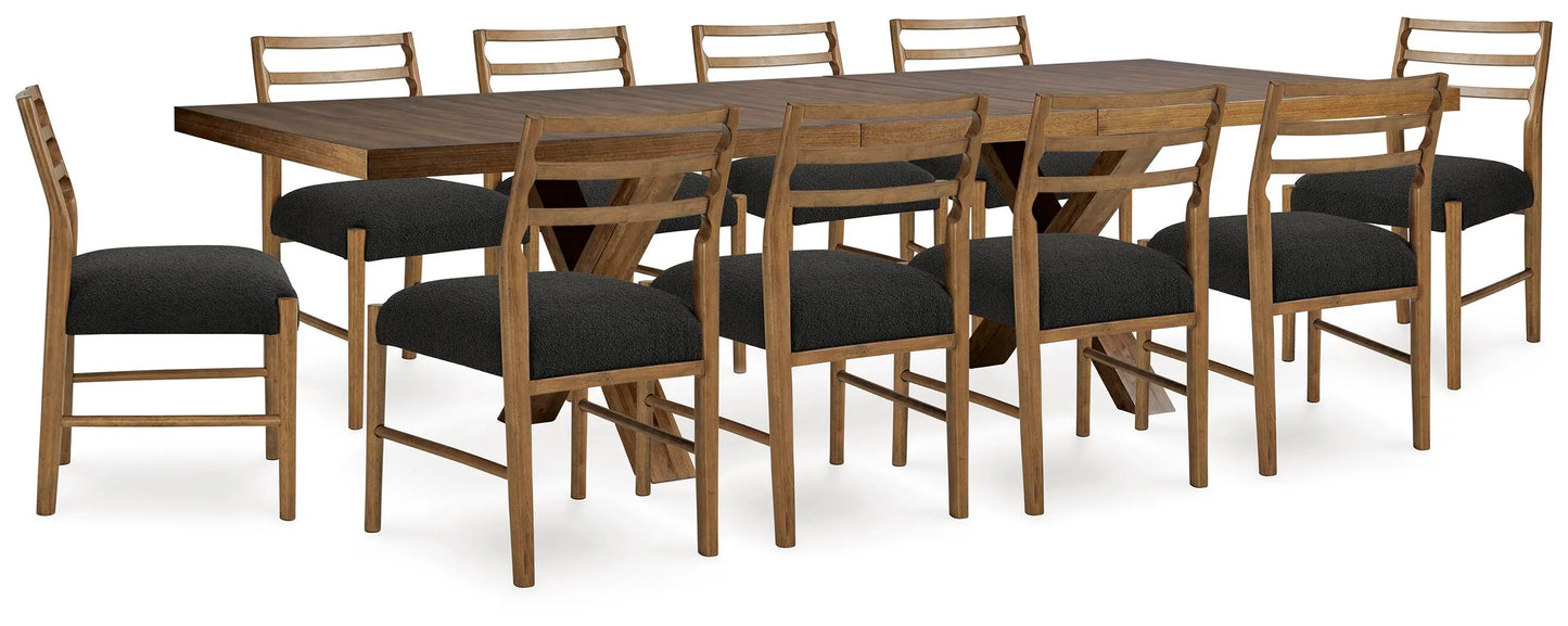 Mesa de comedor y 10 sillas Steenlage