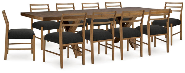 Mesa de comedor y 10 sillas Steenlage
