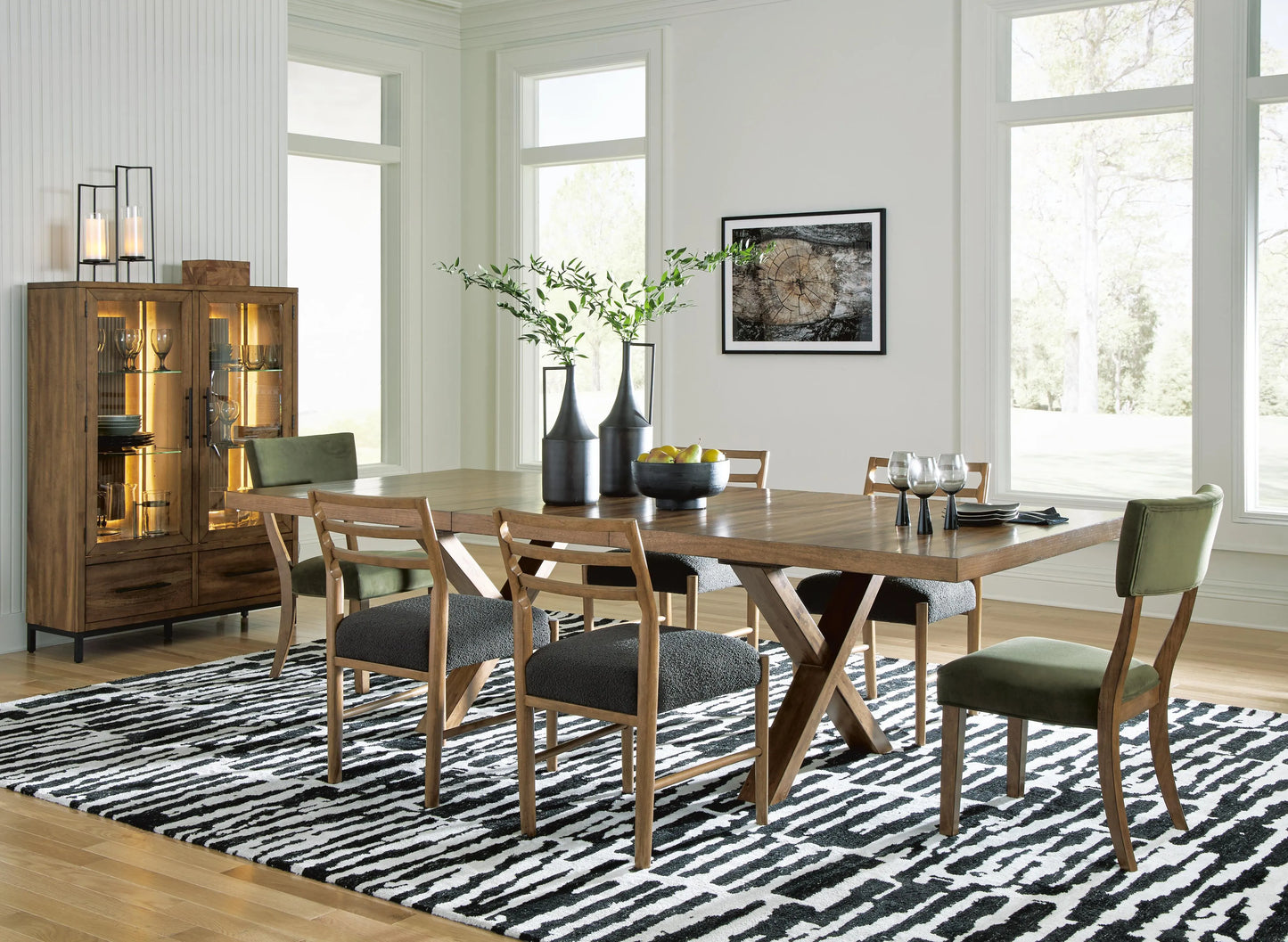 Mesa de comedor y 6 sillas Steenlage