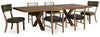 Mesa de comedor y 6 sillas Steenlage