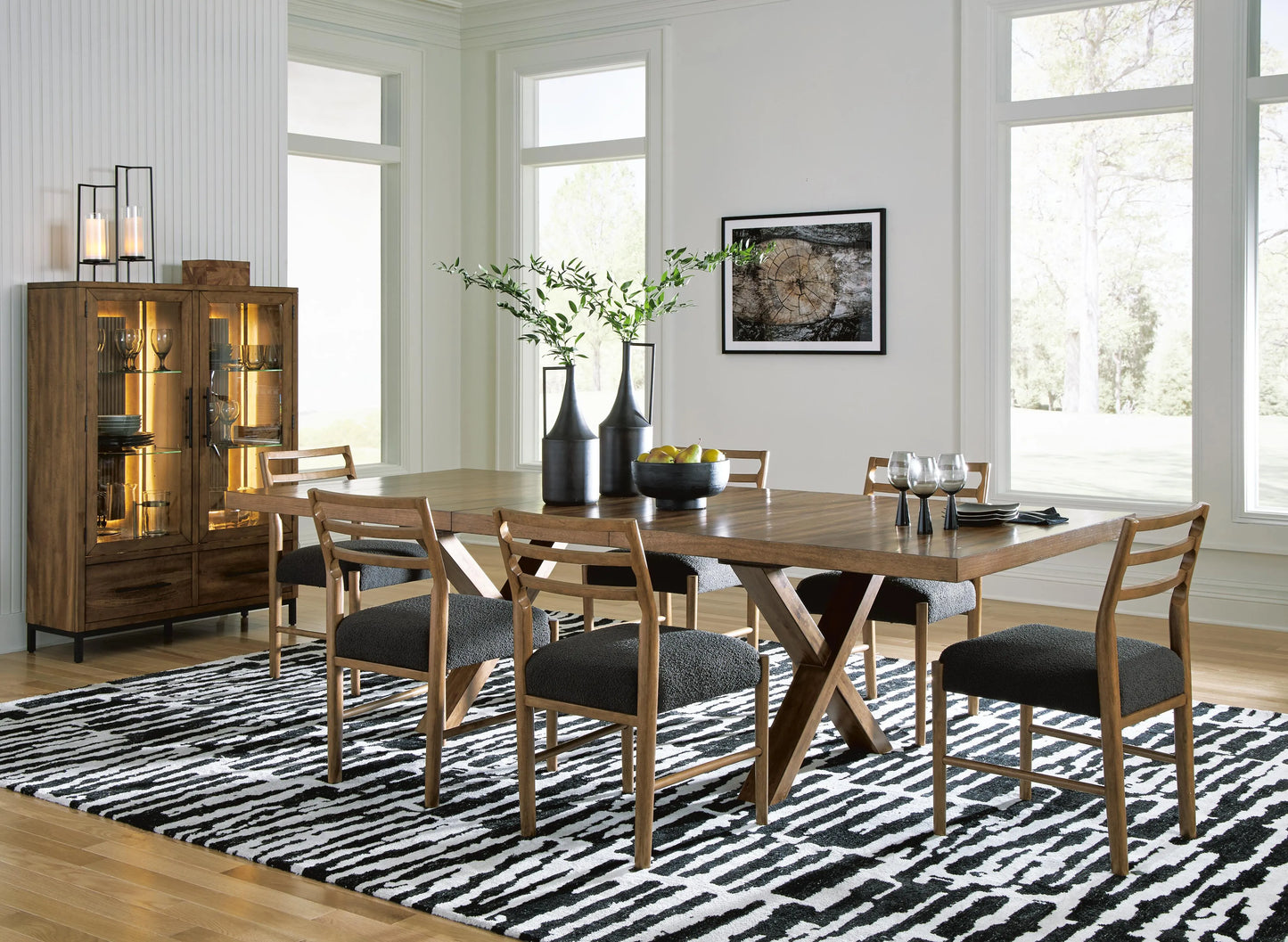 Mesa de comedor y 6 sillas Steenlage