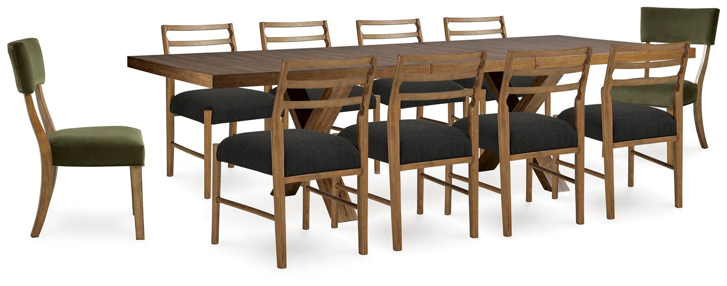 Mesa de comedor y 10 sillas Steenlage