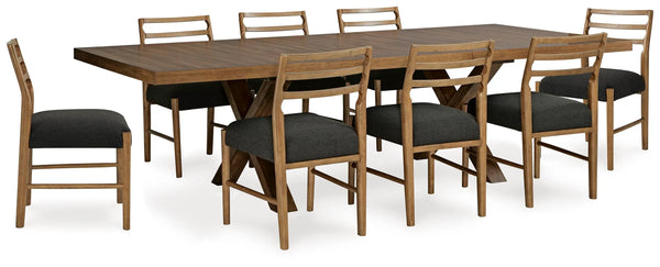 Mesa de comedor Steenlage y 8 sillas