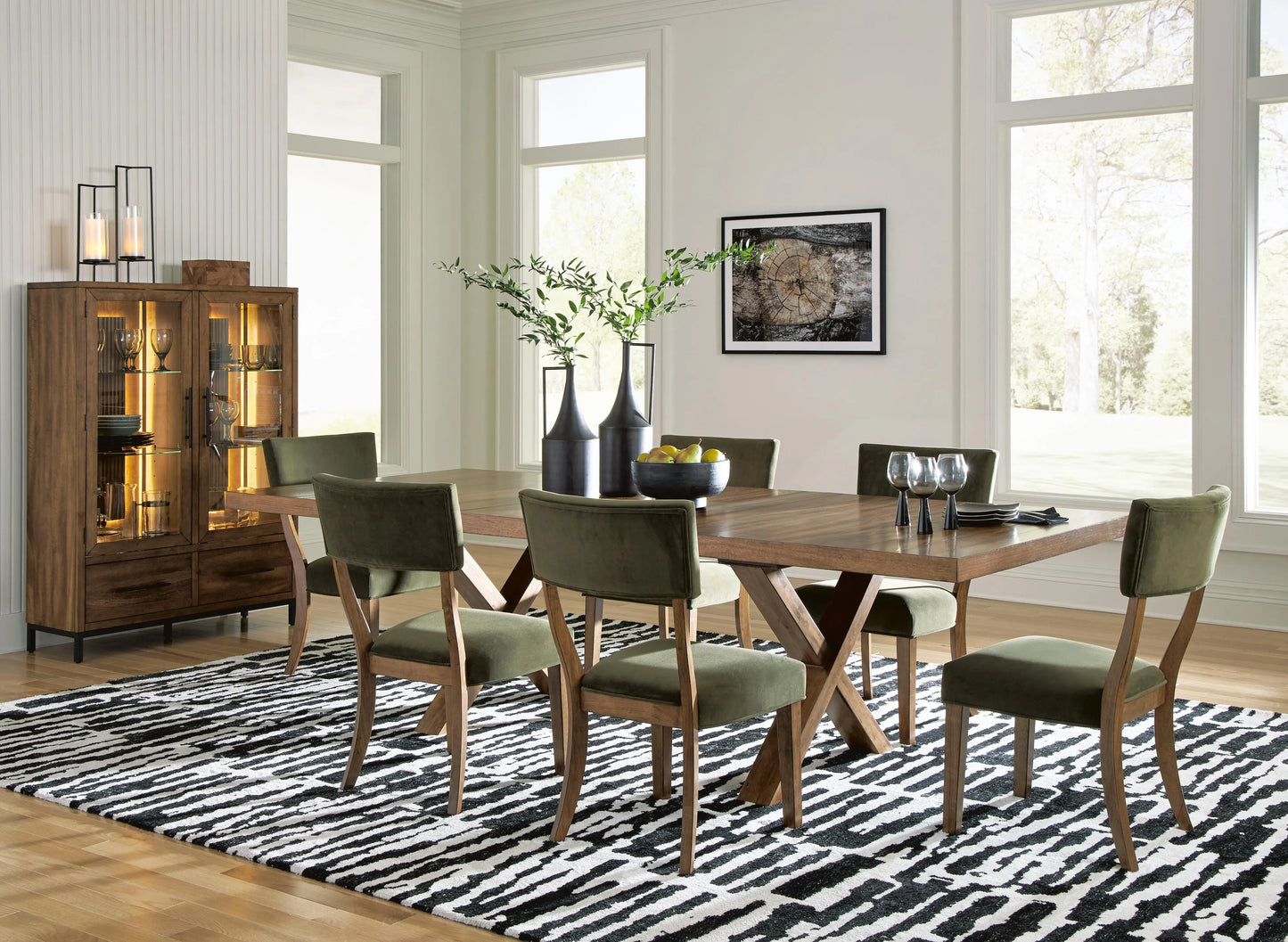Mesa de comedor y 6 sillas Steenlage