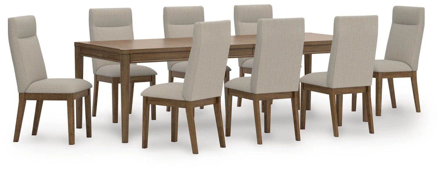 Juego de comedor de 9 piezas