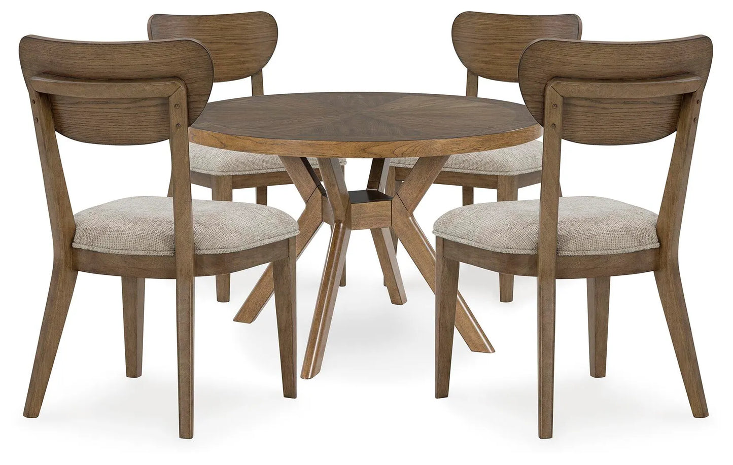 Mesa de comedor Roanhowe y 4 sillas