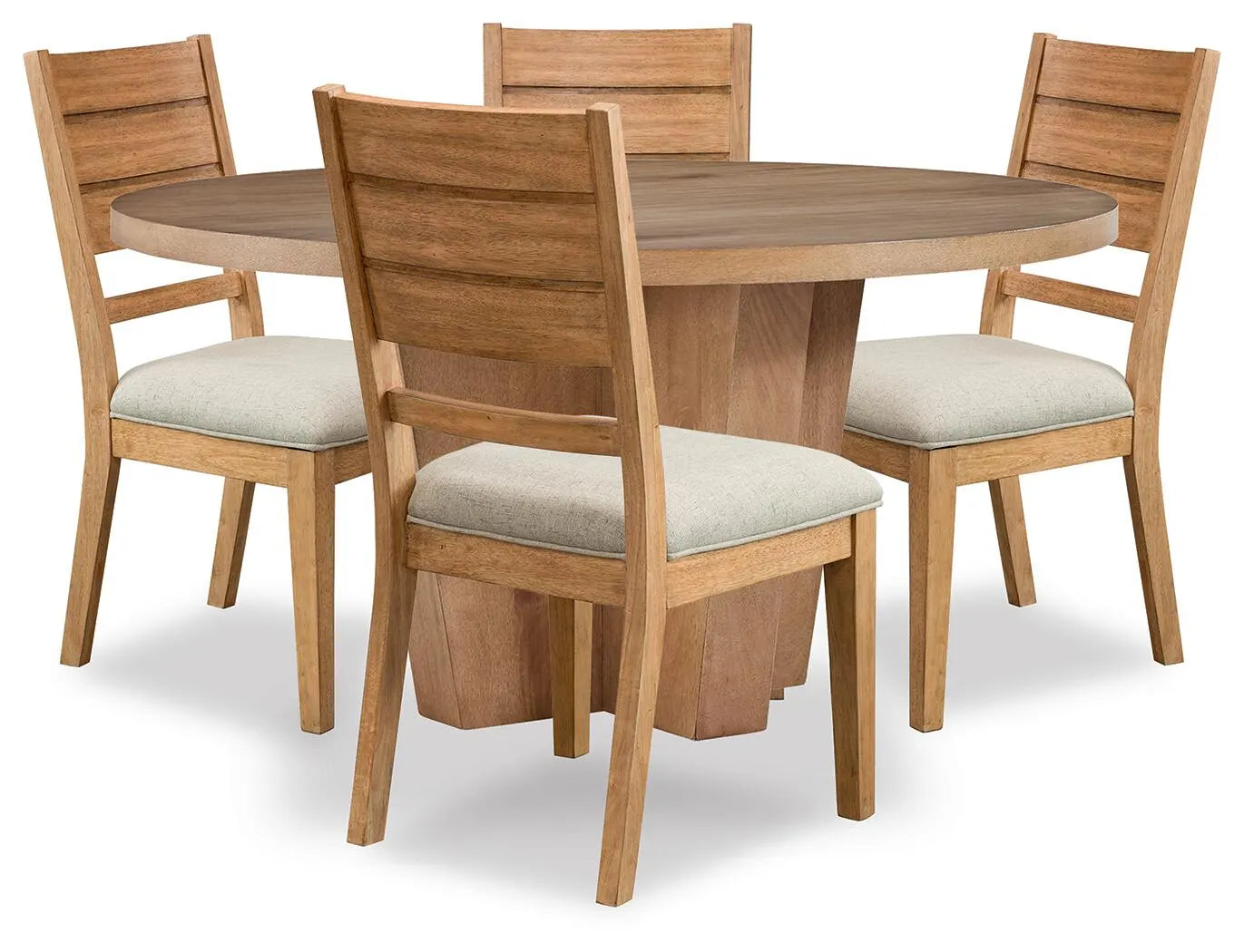 Mesa de comedor Kristiland y 4 sillas
