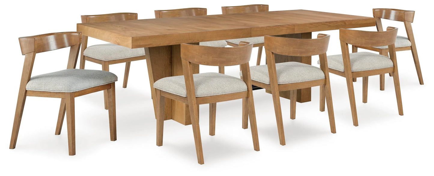 Kristiland Dining Table and 8 Chairs