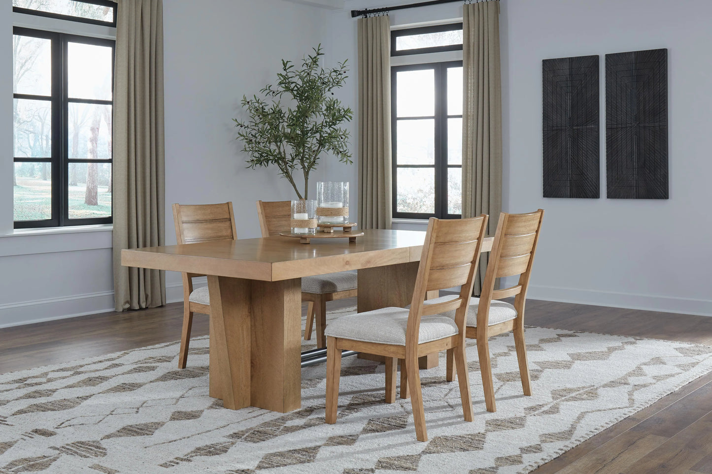 Kristiland Dining Table and 4 Chairs