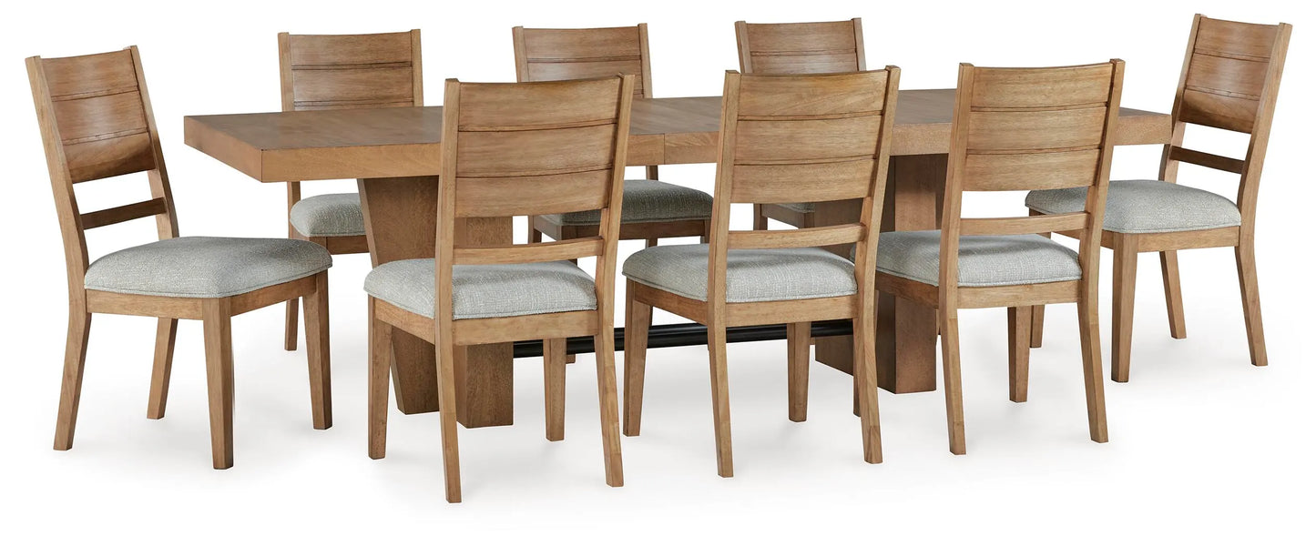 Kristiland Dining Table and 8 Chairs