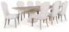Juego de comedor de 9 piezas