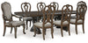 Juego de comedor de 9 piezas