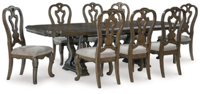 Juego de comedor de 9 piezas